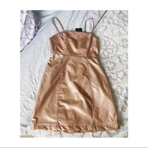 NWT Forever 21 Vinyl Dress.